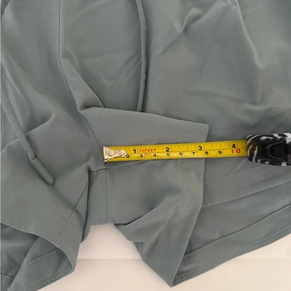 Lululemon women’s stroll at sunset shorts. Size 4. Blue. 3” inseam. Liner-less. - Picture 5 of 5